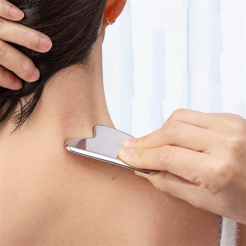 Gua Sha Stone - Stainless Steel