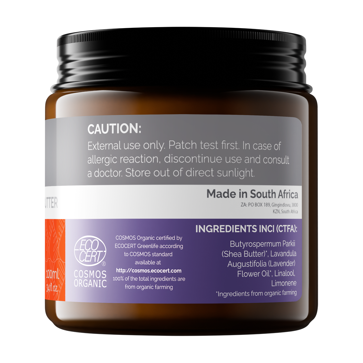 Lavender scented Shea Butter 100ml