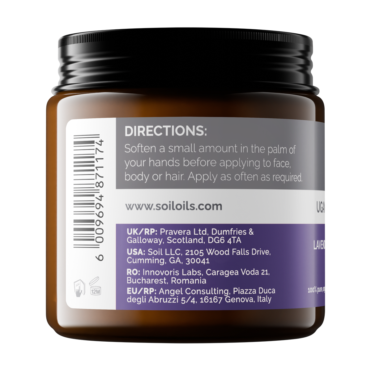 Lavender scented Shea Butter 100ml