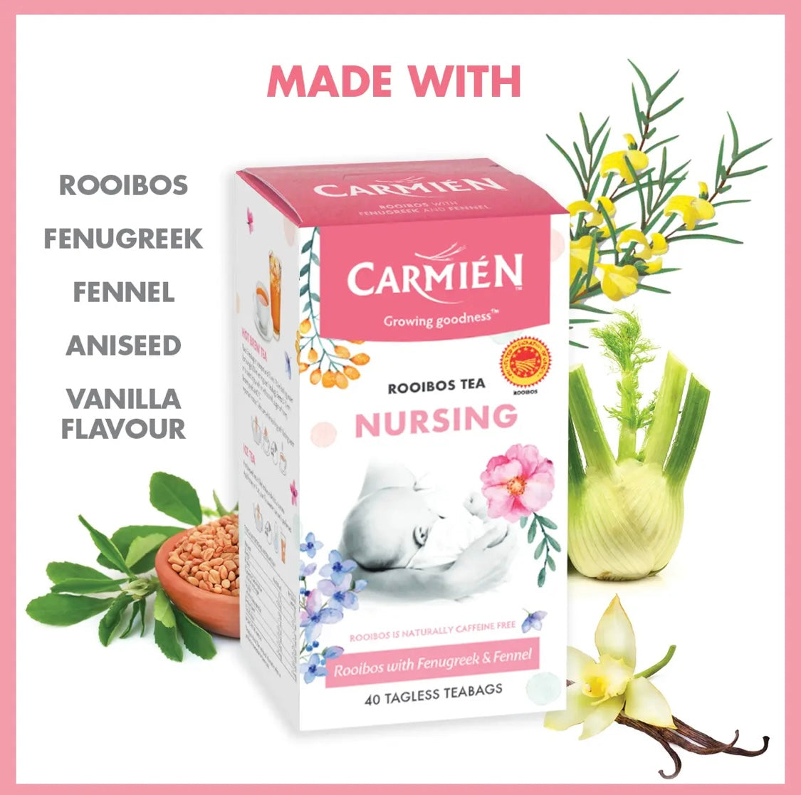 Carmién Nursing with Fenugreek & Fennel 20s